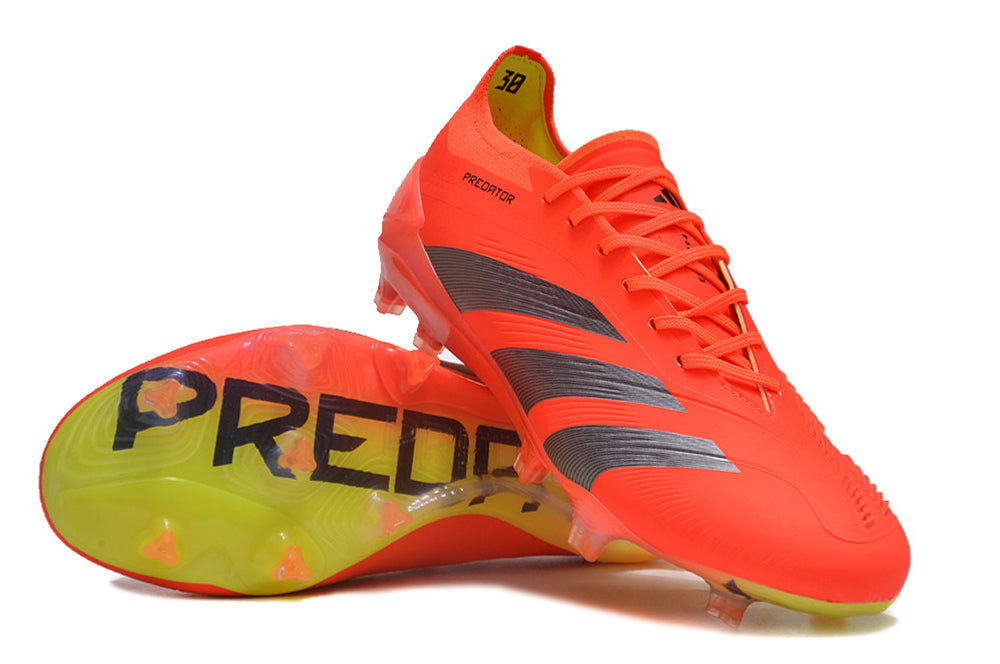 Adidas Predator Elite Fully Knitted Lace-Up High-Top FG Football Shoes