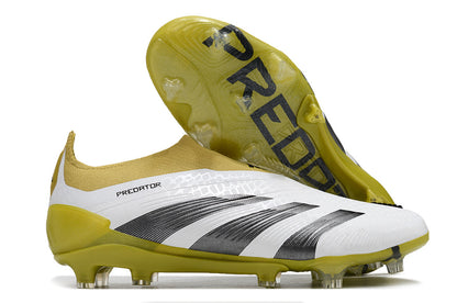 Adidas Predator Elite Fully Knitted Lace-up High-Top FG Football Shoes