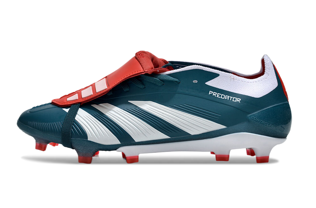 Adidas Predator 24 Fully Knitted Laceless High-top Fg Football Shoes