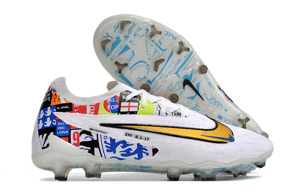 Nike Phantom Gx Elite Fg Low-top Double-layer Waterproof Fish Silk Knitted Fg Football Shoes