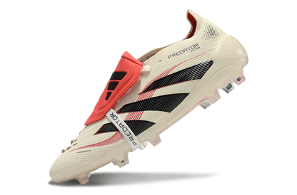 Adidas Predator 25th Generation Fully Knitted With Laces FG Football Shoes White^ Red