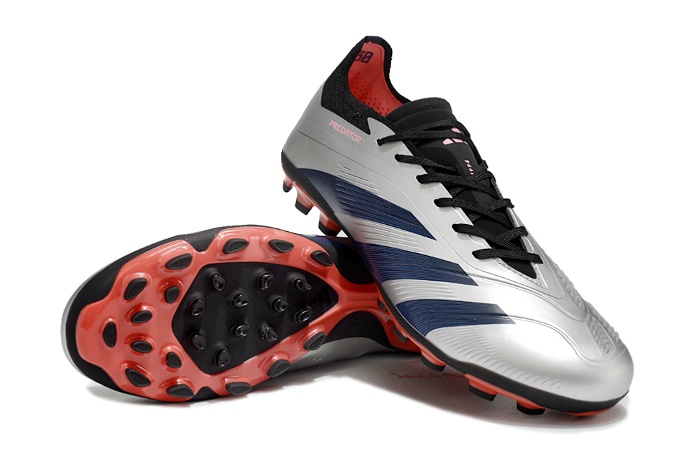 Adidas Predator 24 Fully Knitted Laceless High-Top FG Football Shoes