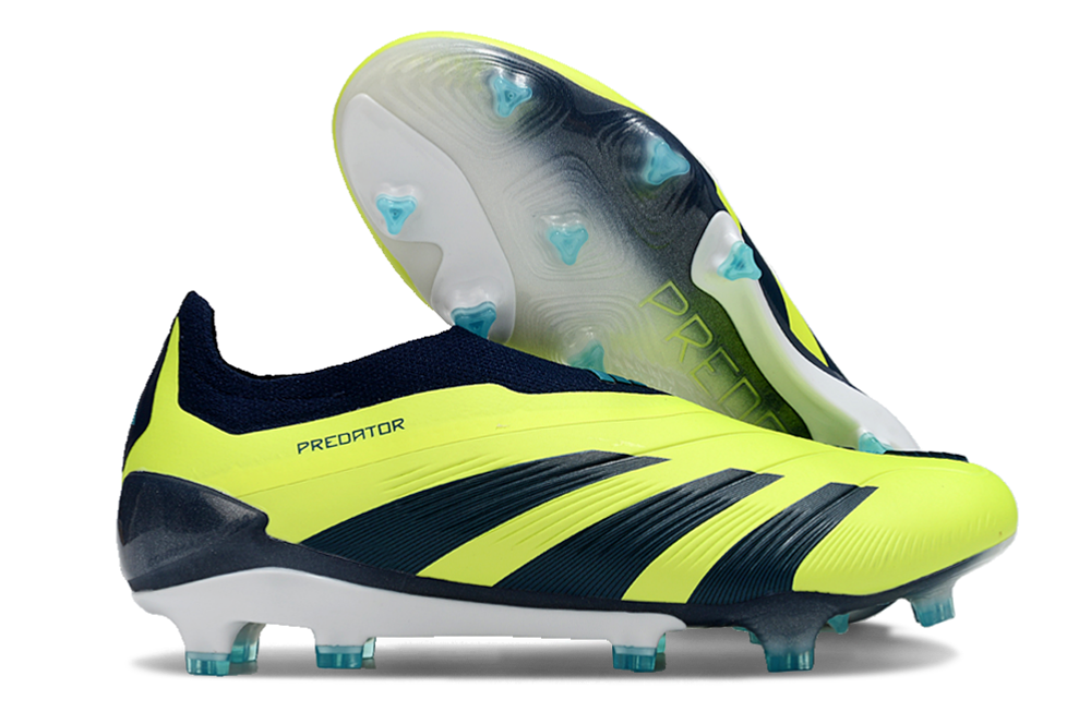 Adidas Predator Elite Fully Knitted Lace-up High-Top FG Football Shoes