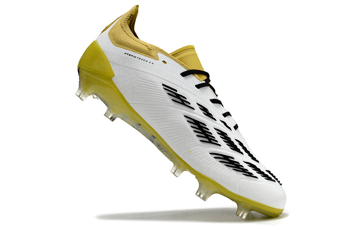 Adidas Predator Elite Fully Knitted Lace-Up High-Top FG Football Shoes