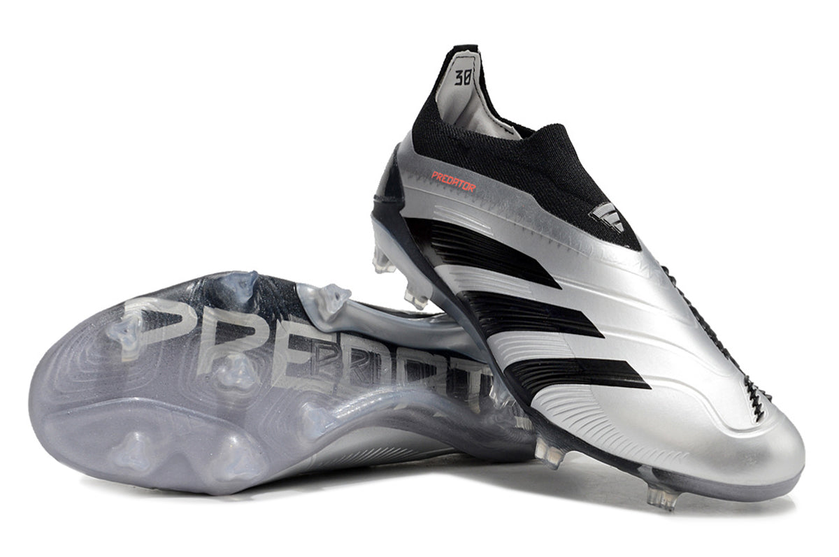 Adidas Predator Elite Fully Knitted Lace-up High-Top FG Football Shoes