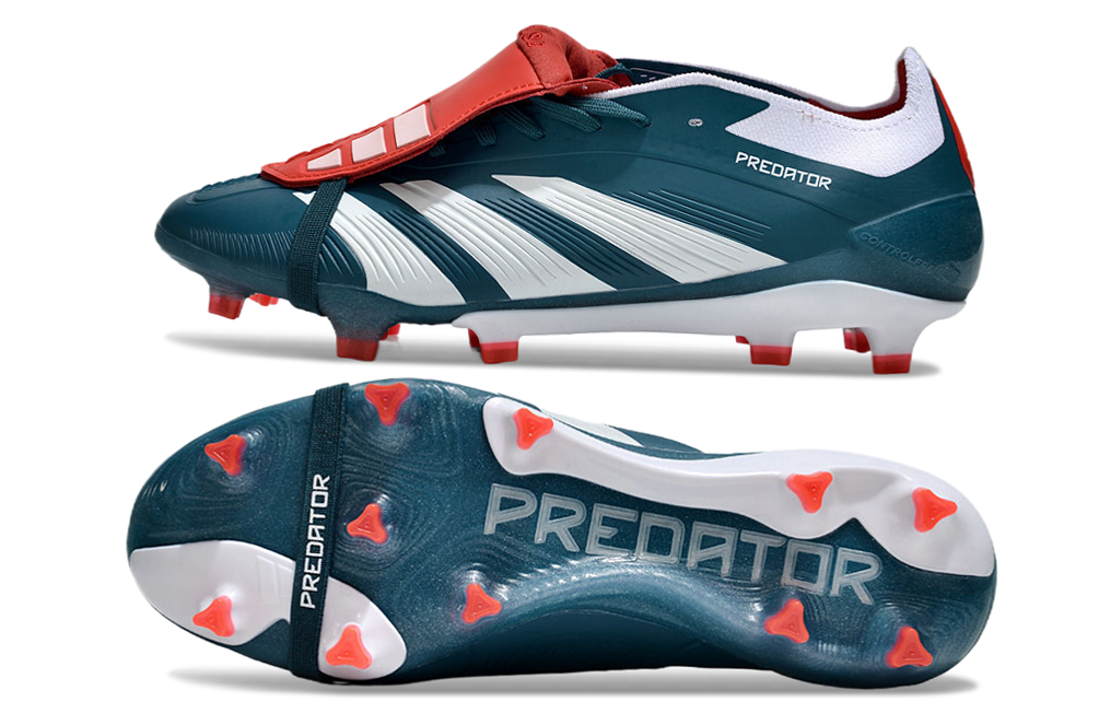 Adidas Predator 24 Fully Knitted Laceless High-top Fg Football Shoes