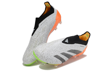 Adidas Predator Elite Fully Knitted Lace-up High-Top FG Football Shoes