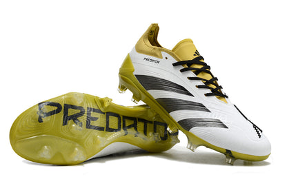 Adidas Predator Elite Fully Knitted Lace-Up High-Top FG Football Shoes