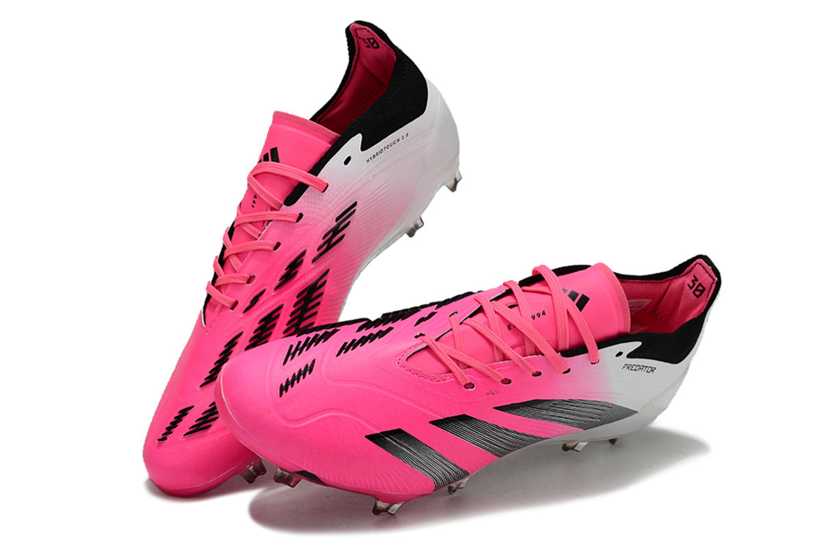 Adidas Predator Elite Fully Knitted Lace-Up High-Top FG Football Shoes