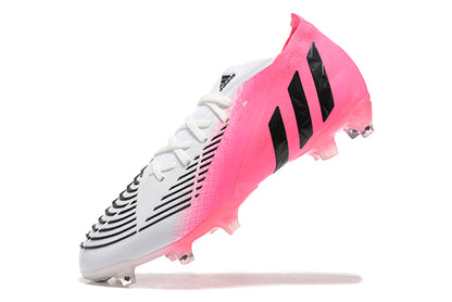 Adidas Predator 22 sharp version full knitted original electroplated sole low-top FG football shoes