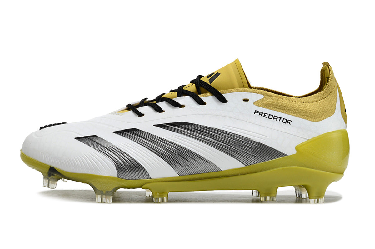 Adidas Predator Elite Fully Knitted Lace-Up High-Top FG Football Shoes