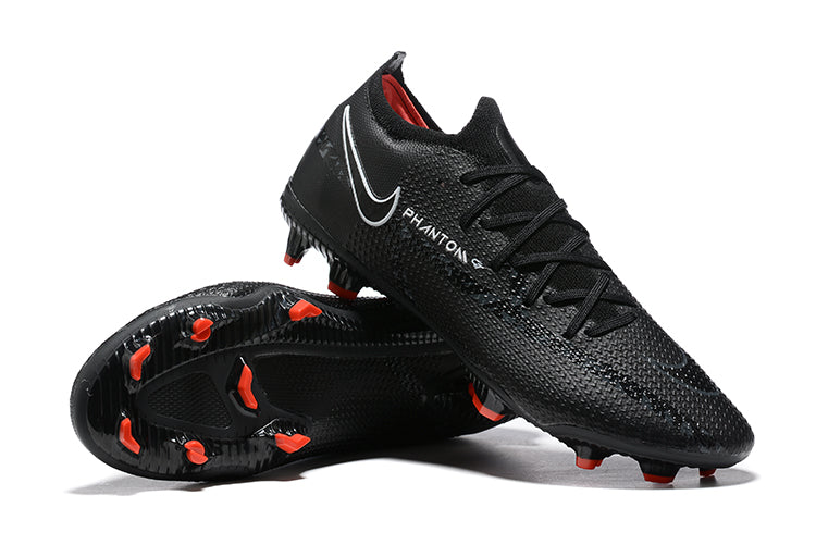 Nike Shock Wave series Nike low-top Phantom GT2 waterproof Recharge full knitted FG football shoes