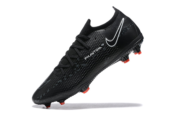 Nike Shock Wave series Nike low-top Phantom GT2 waterproof Recharge full knitted FG football shoes