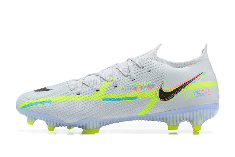 Nike Shock Wave Series Nike Low-top Phantom Gt2 Waterproof Recharge Full Knitted Fg Football Shoes