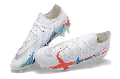 Nike low-top Phantom GT2 waterproof World Cup fully knitted FG football shoes