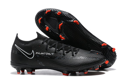 Nike Shock Wave series Nike low-top Phantom GT2 waterproof Recharge full knitted FG football shoes