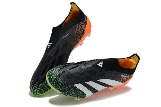 Adidas Predator Elite Fully Knitted Lace-up High-Top FG Football Shoes