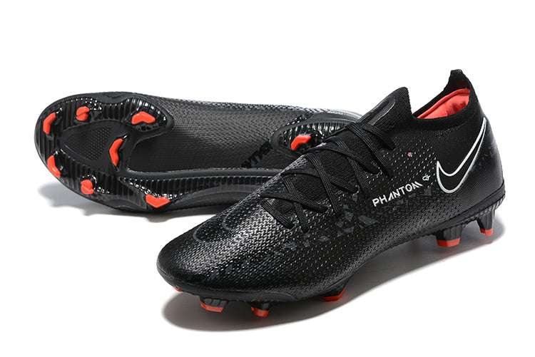 Nike Shock Wave series Nike low-top Phantom GT2 waterproof Recharge full knitted FG football shoes