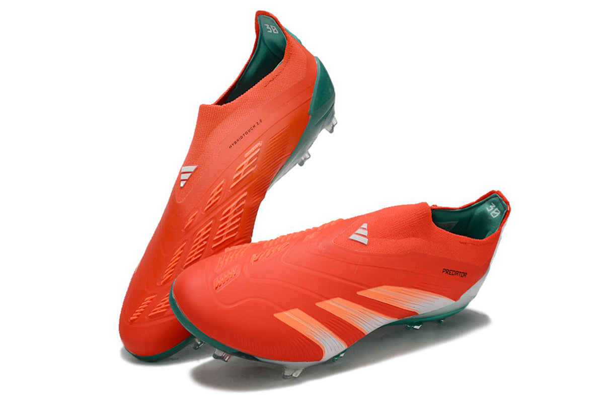 Adidas Predator Elite Fully Knitted Lace-up High-Top FG Football Shoes