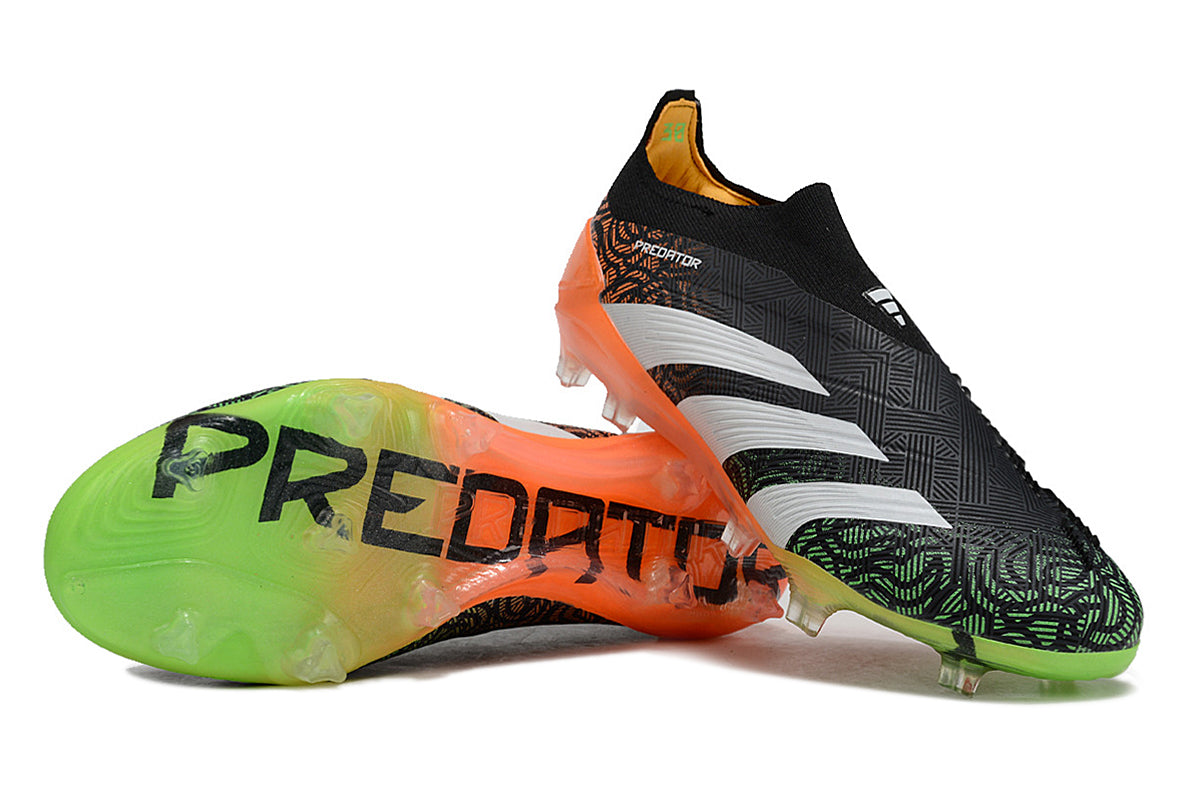 Adidas Predator Elite Fully Knitted Lace-up High-Top FG Football Shoes