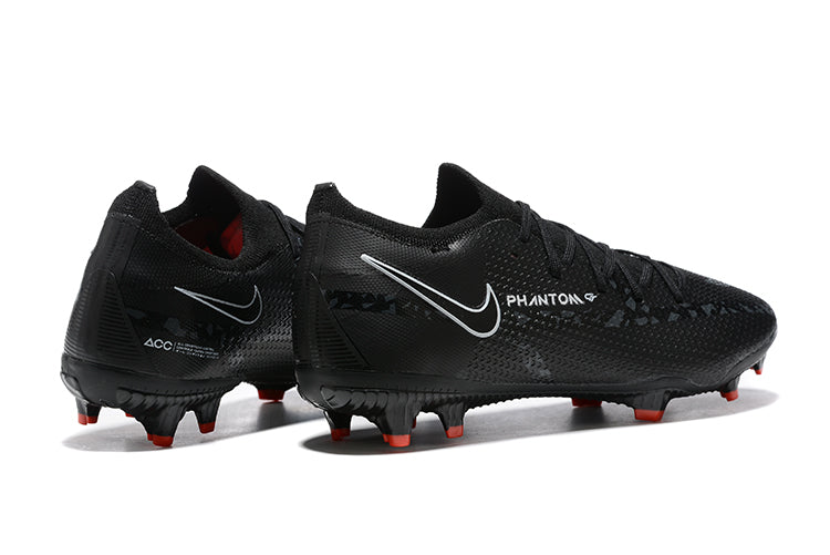 Nike Shock Wave series Nike low-top Phantom GT2 waterproof Recharge full knitted FG football shoes