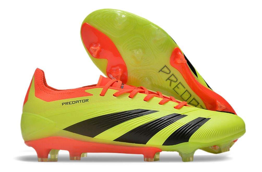 Adidas Predator Elite Knitted Lace-Up High-Top FG Football Shoes