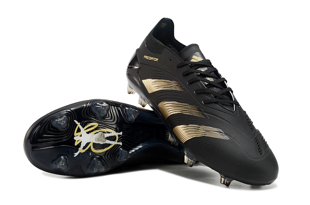 Adidas Predator Elite Fully Knitted Lace-Up High-Top FG Football Shoes