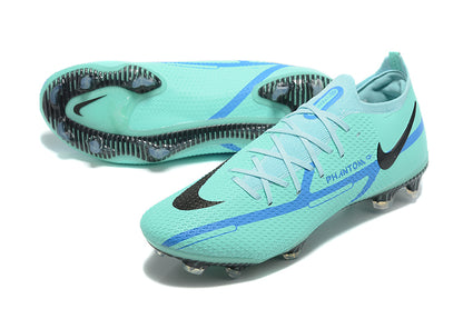 Nike Shock Wave series Nike low-top Phantom GT2 waterproof Recharge full knitted FG football shoes