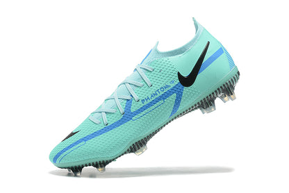 Nike Shock Wave series Nike low-top Phantom GT2 waterproof Recharge full knitted FG football shoes