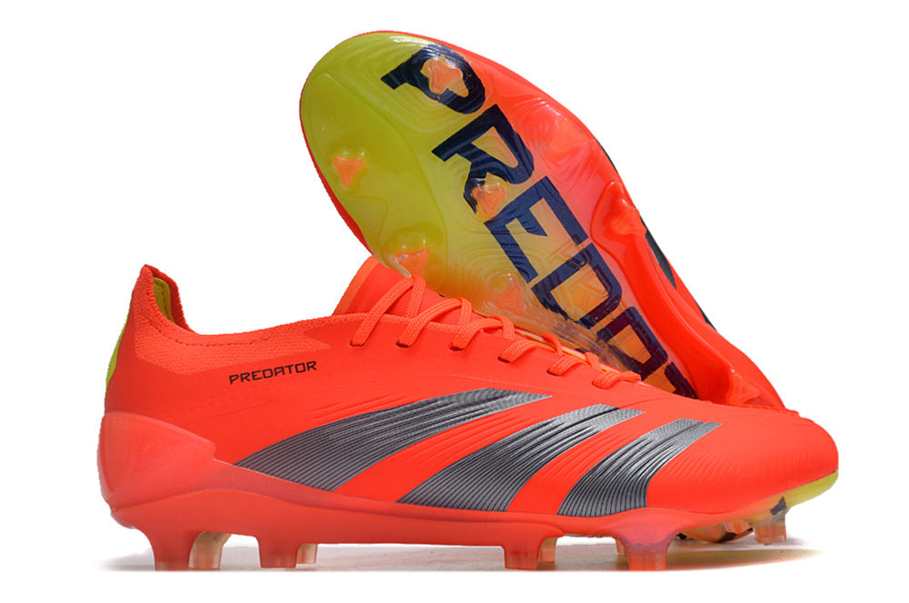 Adidas Predator Elite Fully Knitted Lace-Up High-Top FG Football Shoes