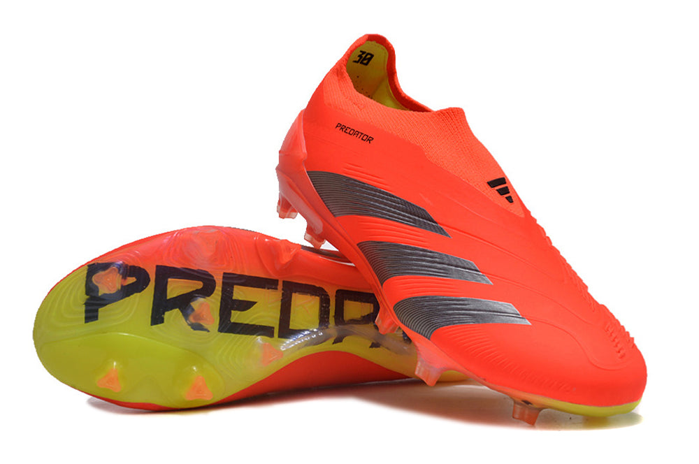 Adidas Predator Elite Fully Knitted Lace-up High-top FG Football Shoes