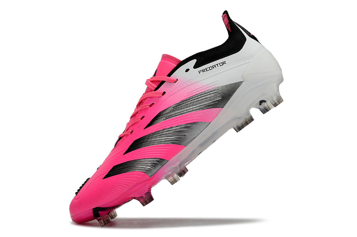 Adidas Predator Elite Fully Knitted Lace-Up High-Top FG Football Shoes