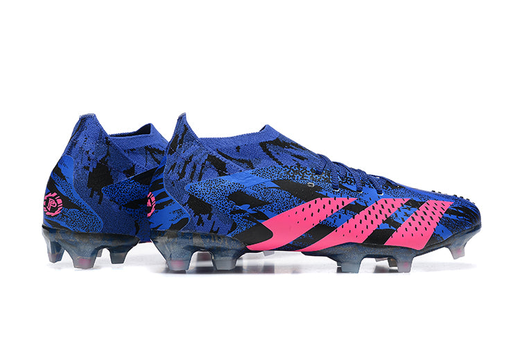 Adidas Predator Elite Fully Knitted Lace-Up High-Top FG Football Shoes