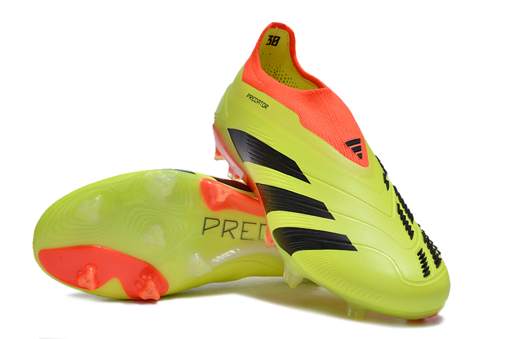 Adidas Predator Elite Knitted Lace-Up High-Top FG Football Shoes