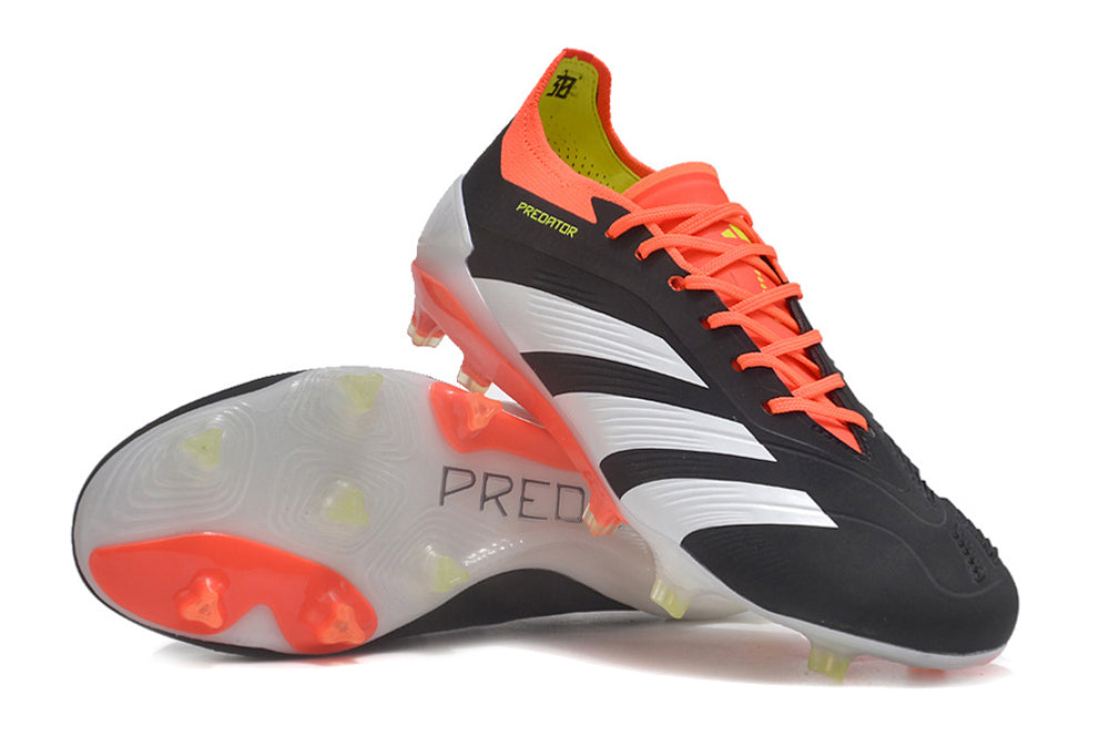 Adidas Predator Elite Fully Knitted Lace-Up High-Top FG Football Shoes