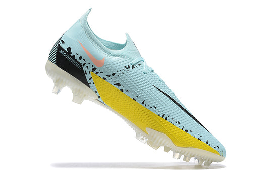 Nike Shock Wave series Nike low-top Phantom GT2 waterproof Recharge full knitted FG football shoes