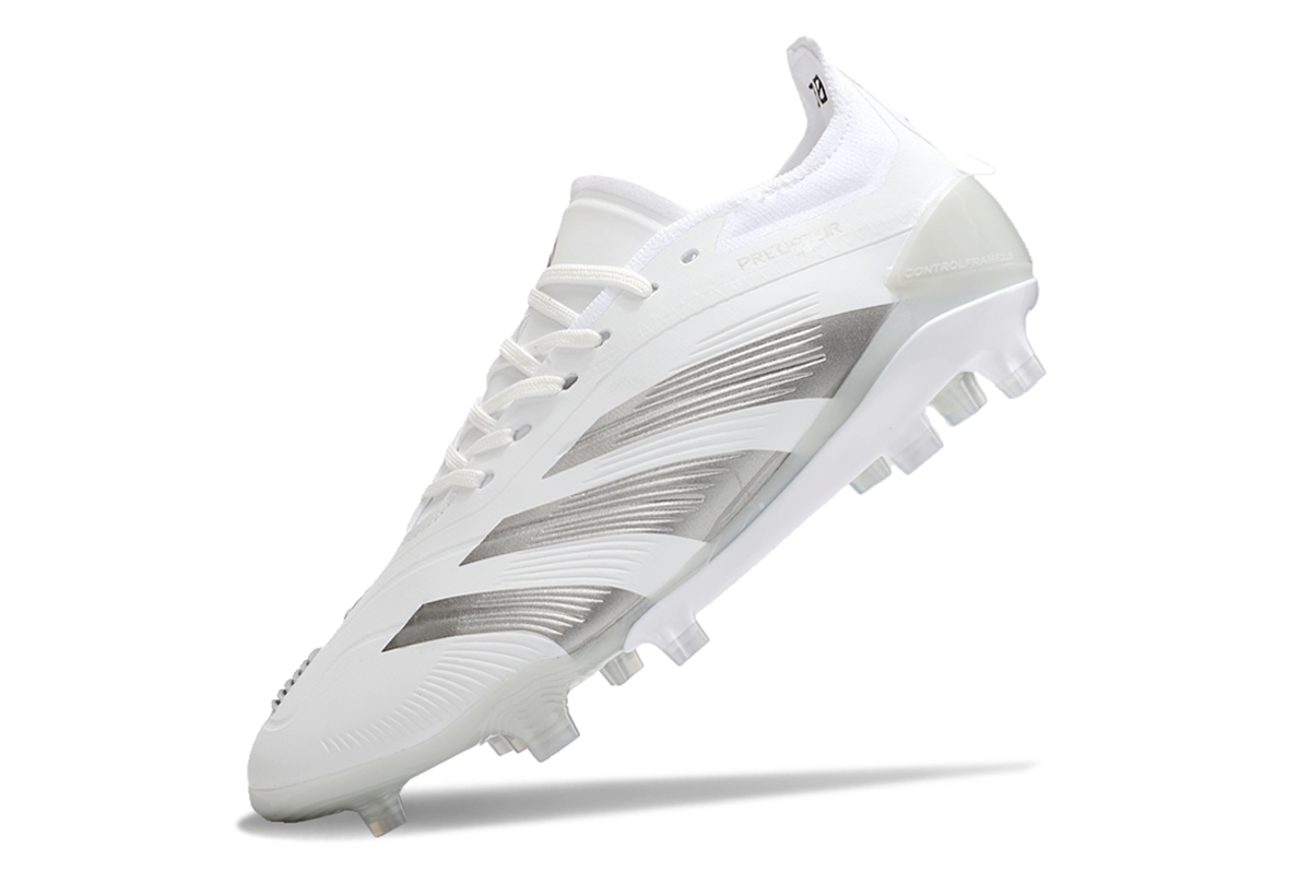 Adidas Predator Elite Knitted Lace-Up High-Top FG Football Shoes