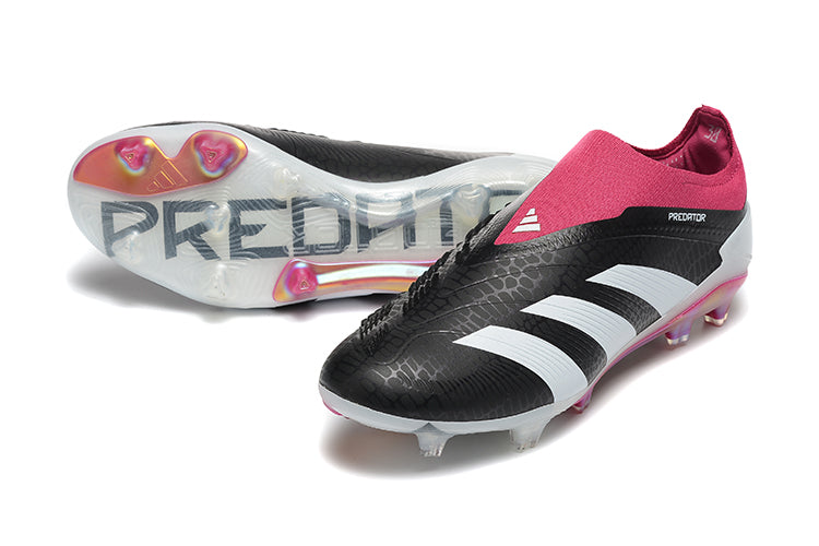 Adidas Predator 24 knitted laceless high-top FG football shoes