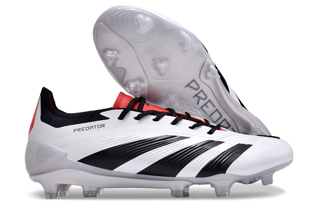 Adidas Predator Elite Knitted Lace-Up High-Top FG Football Shoes