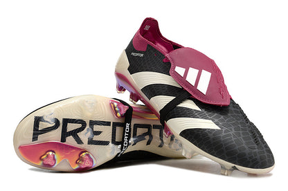 Adidas Predator Elite Fully Knitted Lace-up High-top Fg Football Shoes