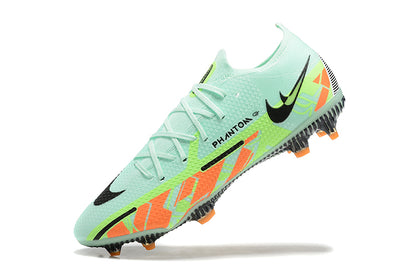 Nike Shock Wave series Nike low-top Phantom GT2 waterproof Recharge full knitted FG football shoes