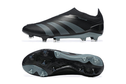 Adidas Predator 24 Knitted Laceless High-top Fg Football Shoes