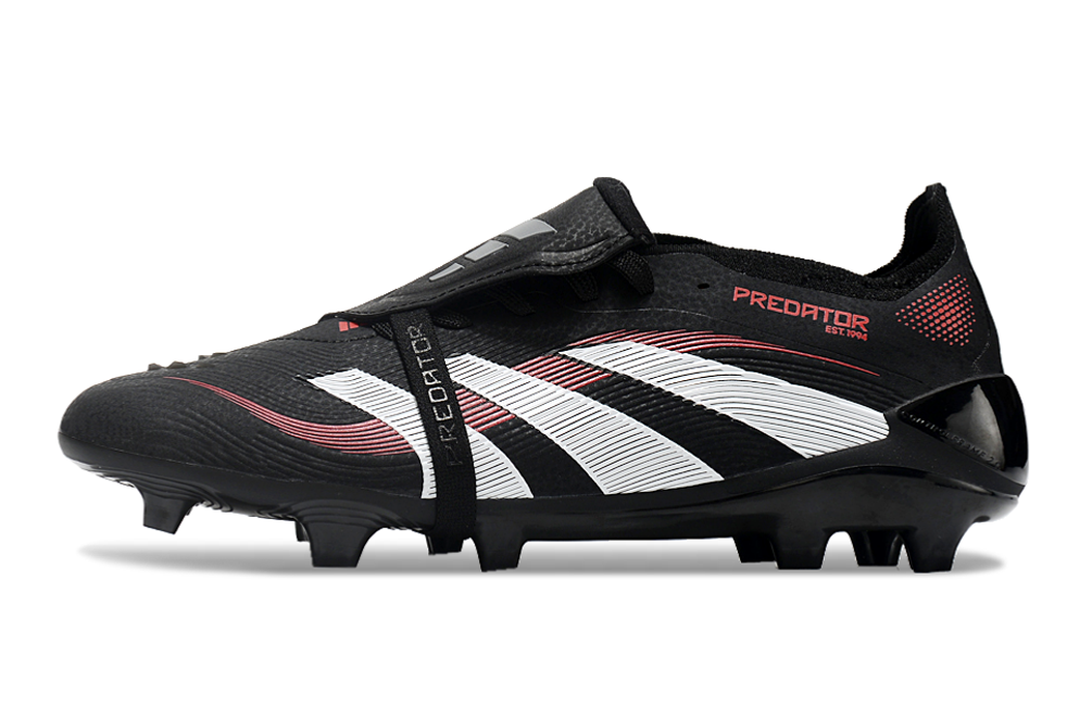 Adidas Predator 25th Generation Fully Knitted With Laces FG Football Shoes Black^ White