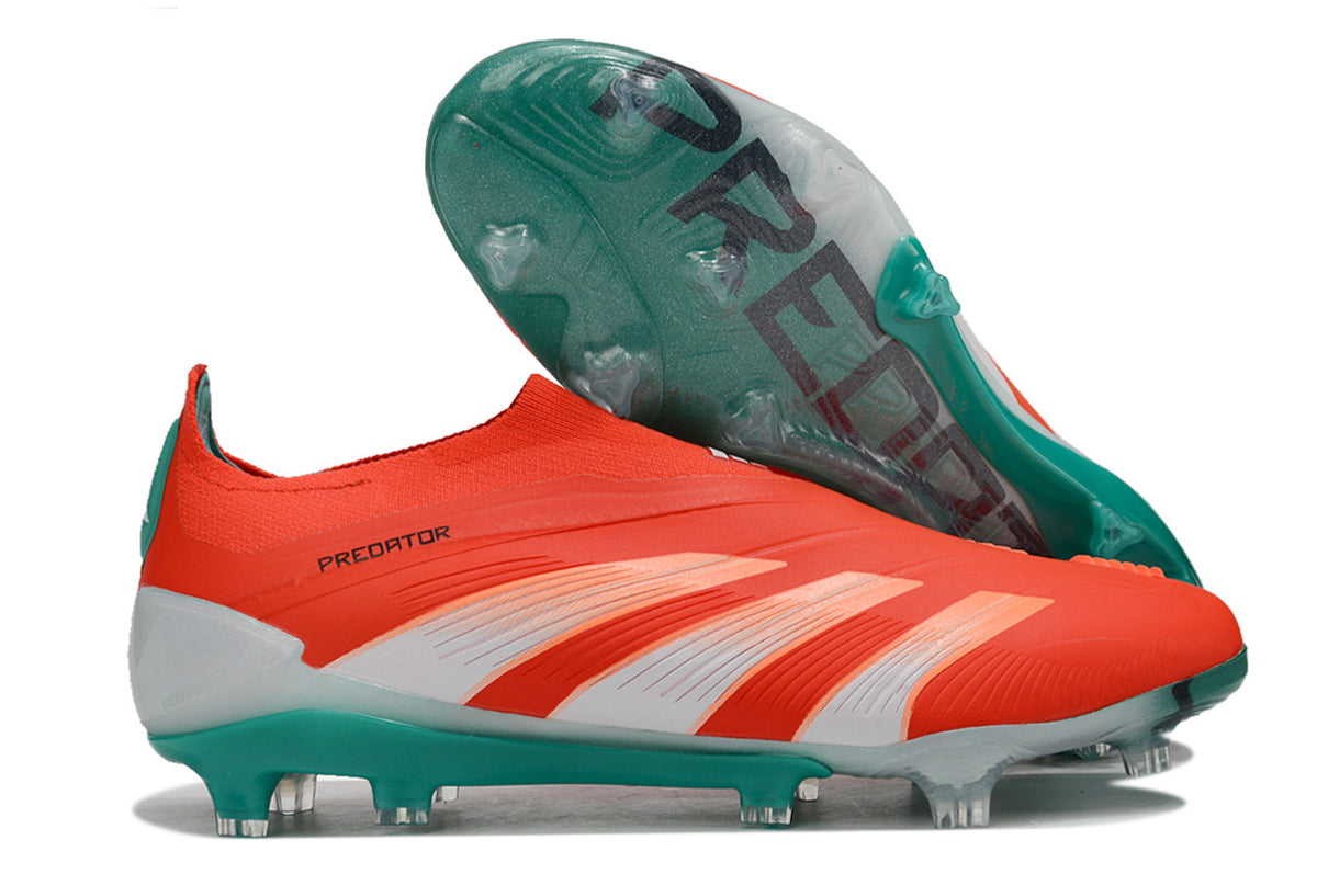 Adidas Predator Elite Fully Knitted Lace-up High-Top FG Football Shoes