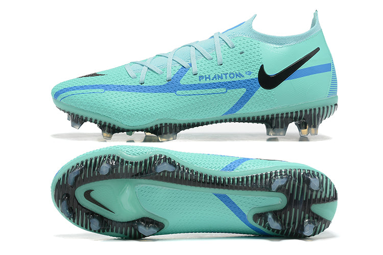 Nike Shock Wave series Nike low-top Phantom GT2 waterproof Recharge full knitted FG football shoes