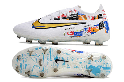 Nike Phantom Gx Elite Fg Low-top Double-layer Waterproof Fish Silk Knitted Fg Football Shoes