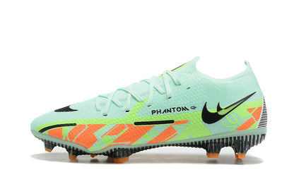 Nike Shock Wave series Nike low-top Phantom GT2 waterproof Recharge full knitted FG football shoes