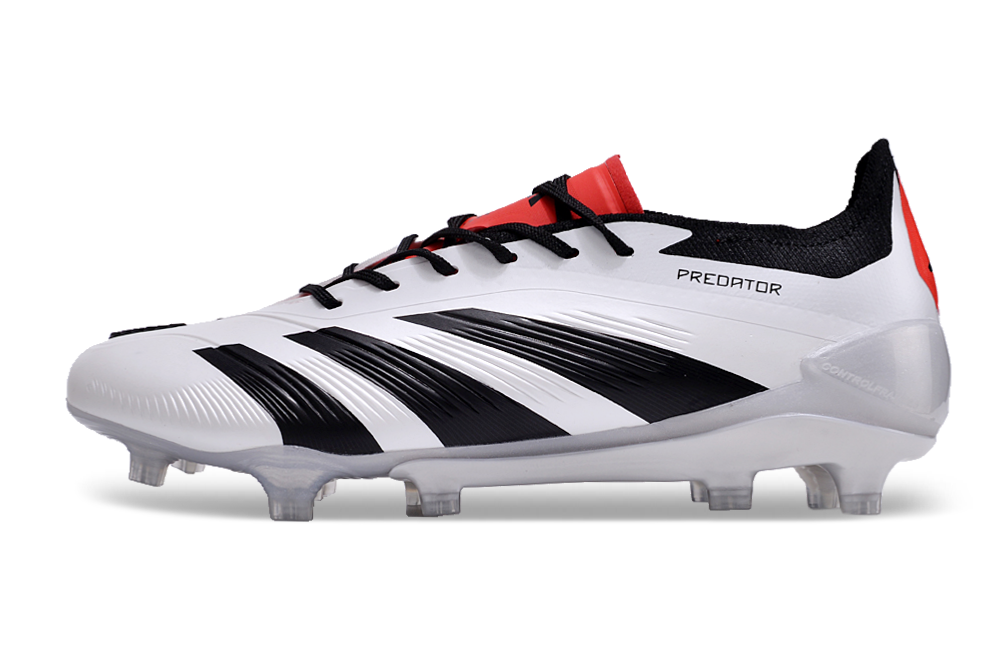 Adidas Predator Elite Knitted Lace-Up High-Top FG Football Shoes