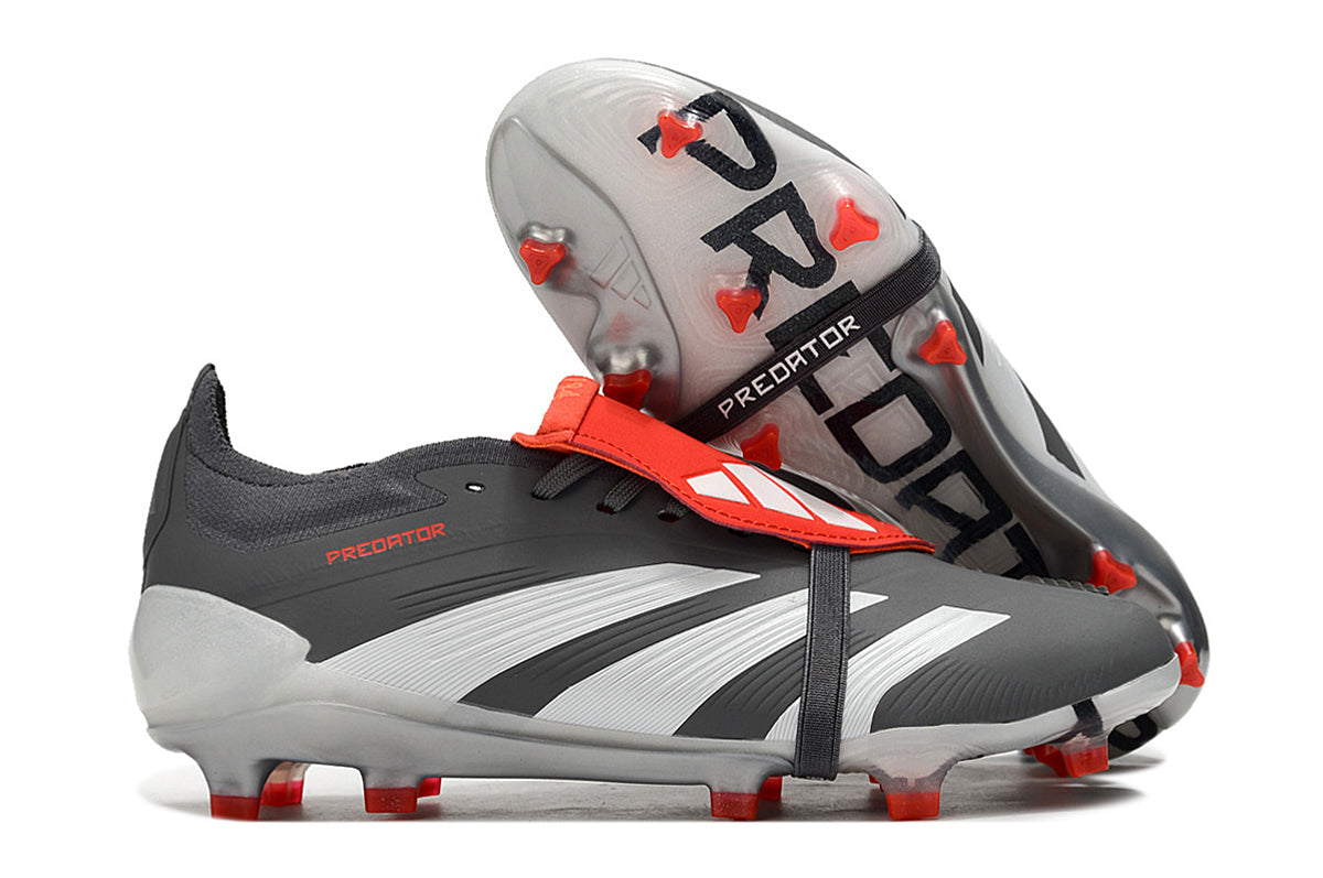 Adidas Predator Elite Fully Knitted Lace-up High-top FG Football Shoes