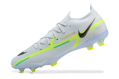 Nike Shock Wave Series Nike Low-top Phantom Gt2 Waterproof Recharge Full Knitted Fg Football Shoes